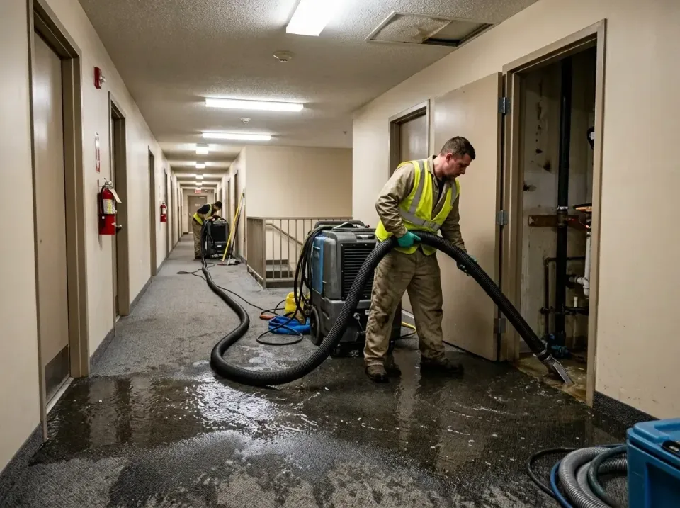 multi-unit-apartment-hallway-f-005 — frequently asked questions, Emergency Burst Pipe Water Extraction & Removal in Pierce,…